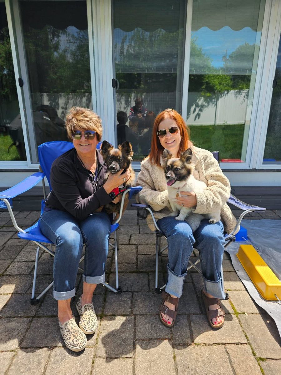 Wally with family friends